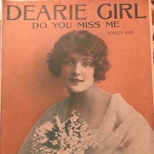 8 piece lot, Vintage sheet music/art 🙂